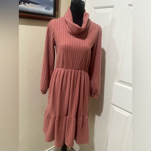 GILLI ROSE COLOR KNIT DRESS SIZE S - Picture 3 of 6